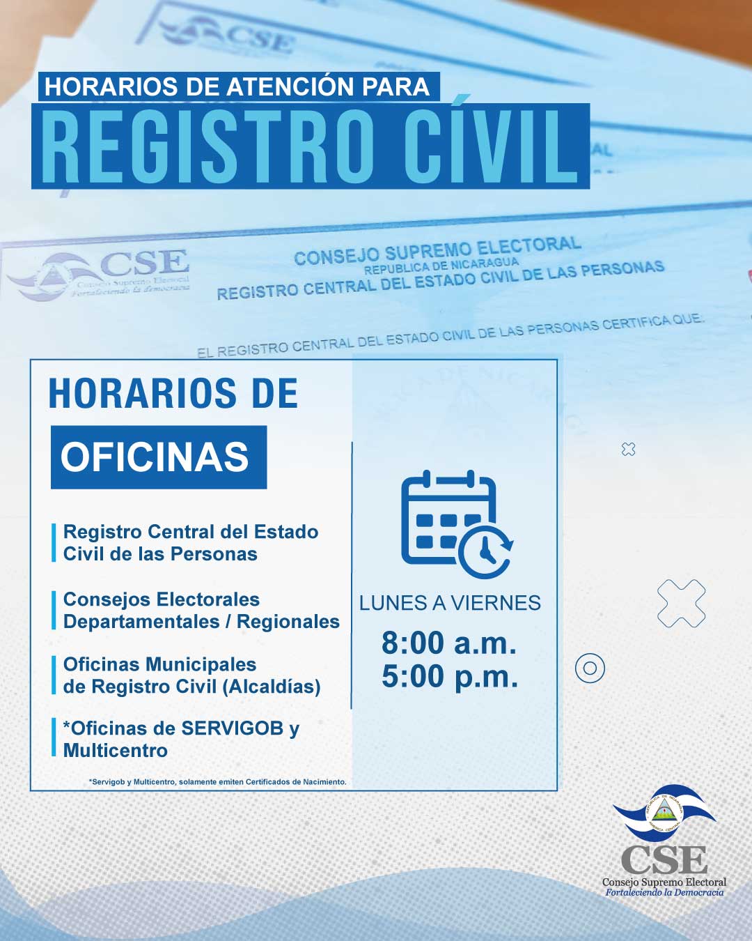 Horarios-Registro-Civil-CSE-Nicaragua