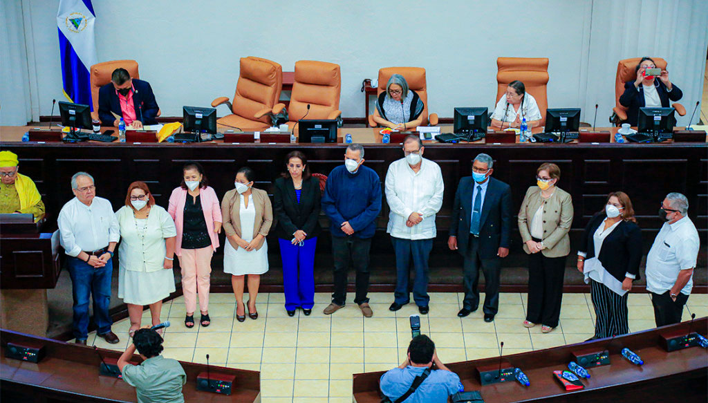 Nuevas Magistradas y Magistrados del Consejo Supremo Electoral se juramentan ante la Asamblea Nacional